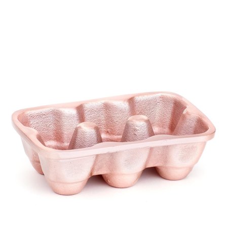 KITCHENCUISINE Aluminum 6 Egg Tray - Rose Gold KI2628484